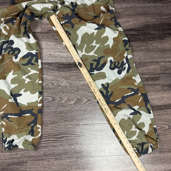 Nike Jordan MVP Men's Medium Camo Pants FZ3529-380 Light Olive/Sail NEW - Picture 4 of 4